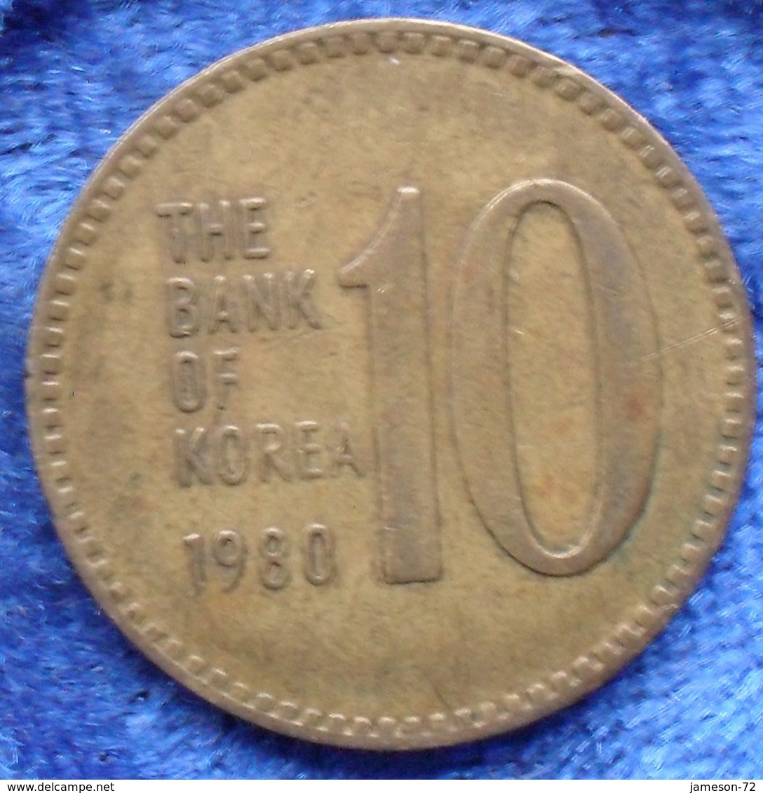SOUTH KOREA - 10 Won 1980 KM# 6a Monetary Reform (1966) - Edelweiss Coins - Korea, South