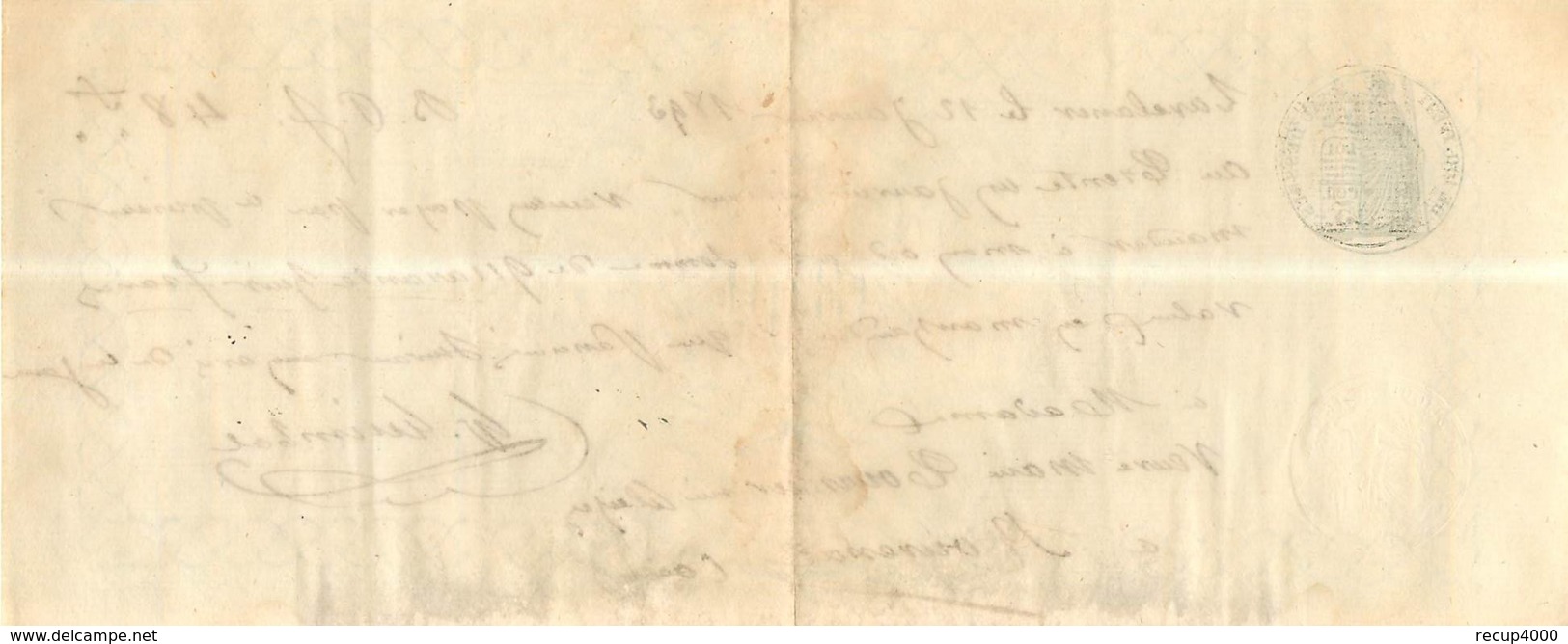 LETTRE TAXE  1893  10c Noir Valeurs Recouvrées D'espéraza à Lavelanet  Avec Traite Et Bordereau  6scans - 1859-1959 Cartas & Documentos