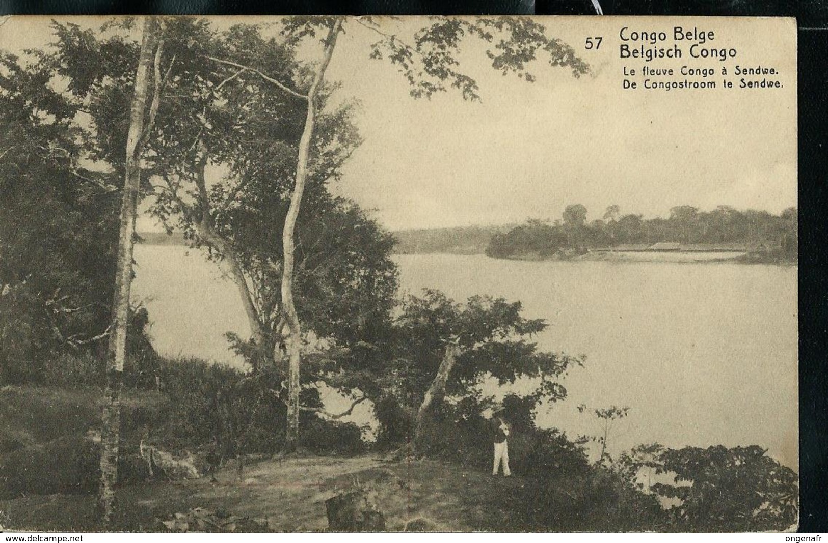 Carte N° 53. Vue 57.  Le Fleuve Congo à Sendwe (carte Neuve) - Interi Postali