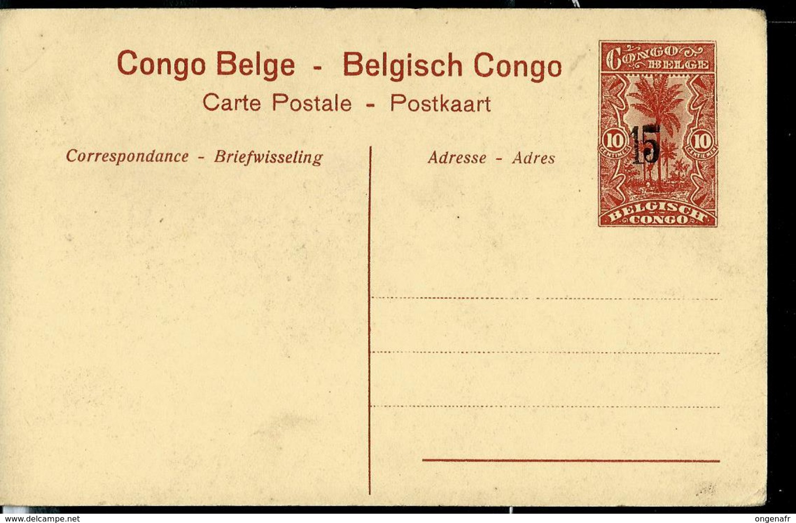 Carte N° 53. Vue 57.  Le Fleuve Congo à Sendwe (carte Neuve) - Interi Postali