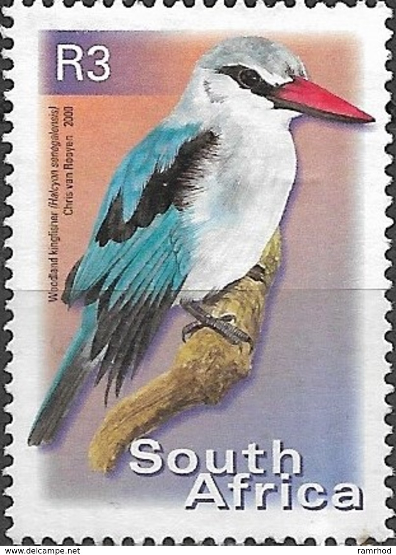 SOUTH AFRICA 2001 Flora And Fauna - 3r - Woodland Kingfisher MNG - Ongebruikt