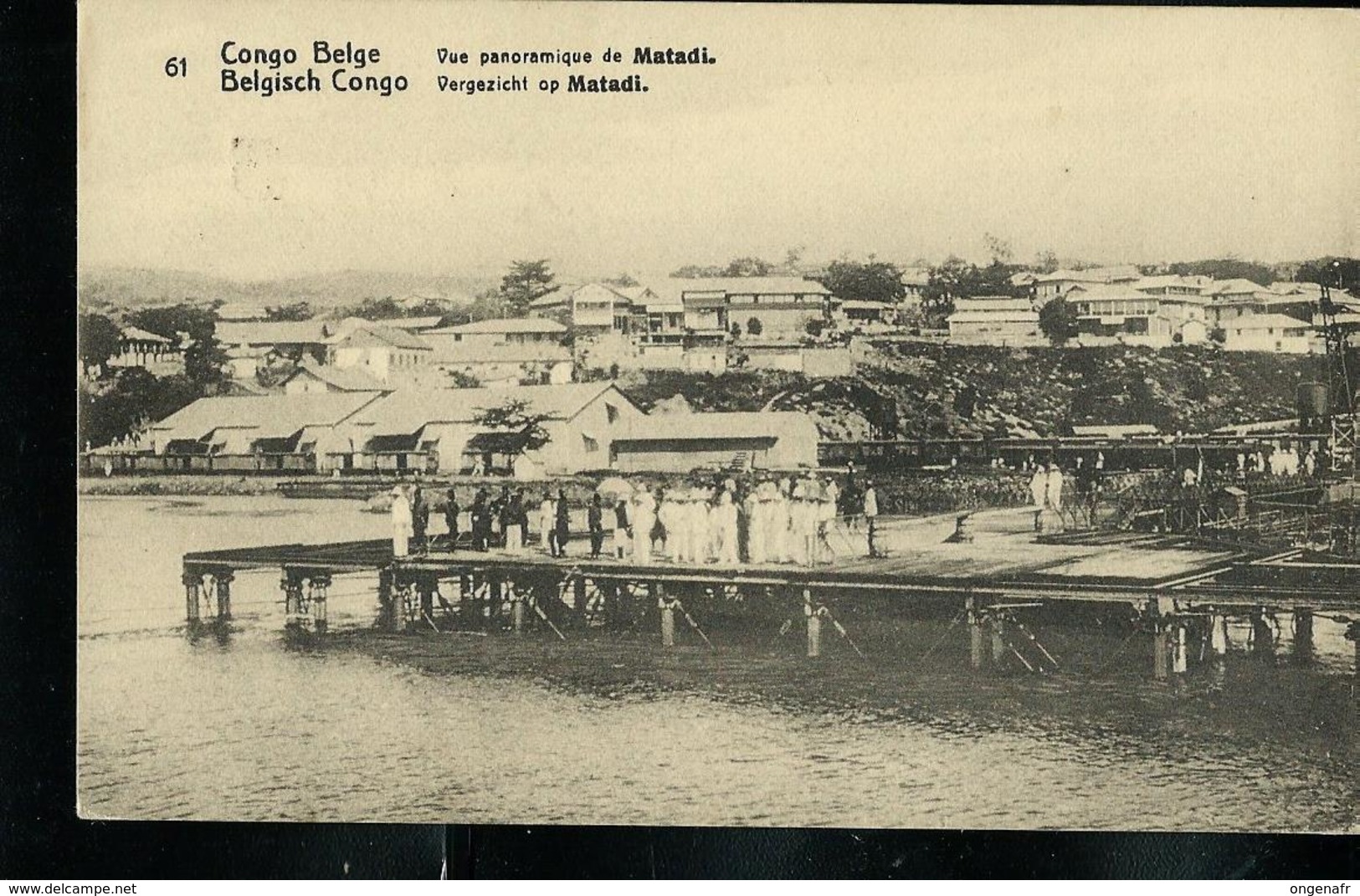 Carte N° 53. Vue 61.  Vue Panoramique De Matadi  (carte Neuve) - Interi Postali