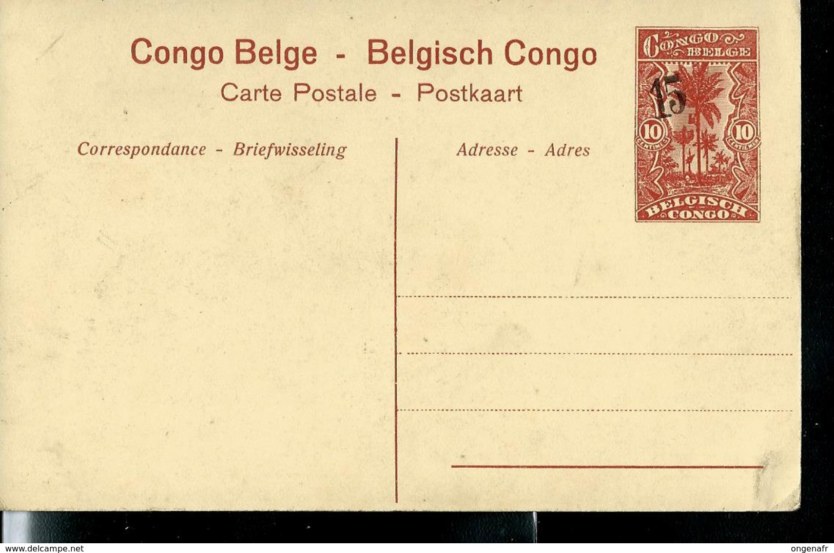 Carte N° 53. Vue 68. Les Rapides Du Congo à Sa Sortie Du Stanley-pool (carte Neuve) - Interi Postali