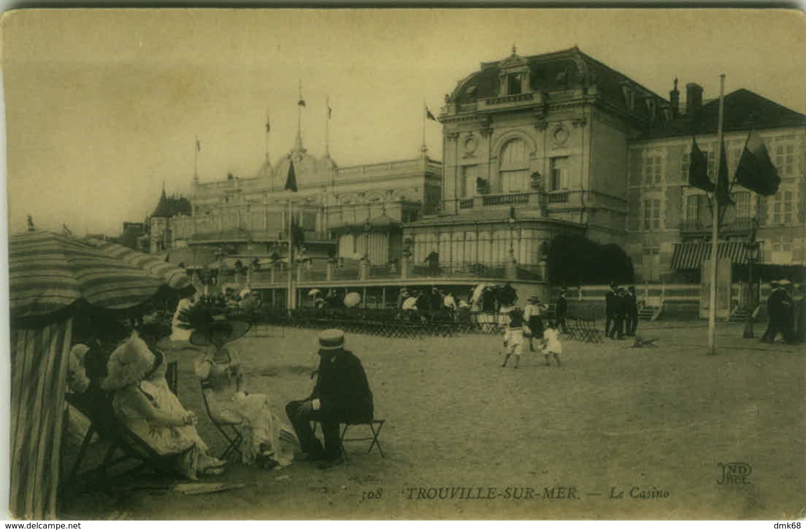 CPA FRANCE - TROUVILLE SUR MER - LE CASINO - ND PHOT. 1910s ( BG6328) - Trouville