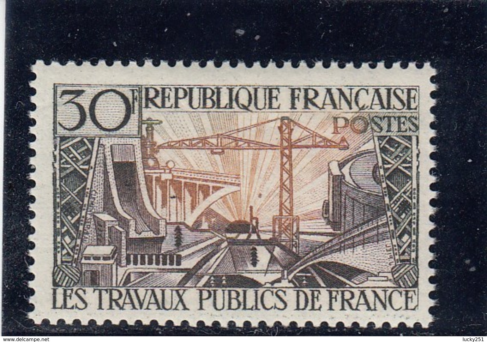 France - 1957 - N° YT 1114** - Travaux Publics - Nuovi