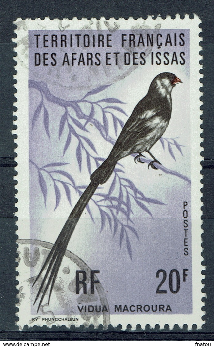 Afars & Issas (French Djibouti), Bird, Pin-tailed Whydah , 1975, VFU - Used Stamps