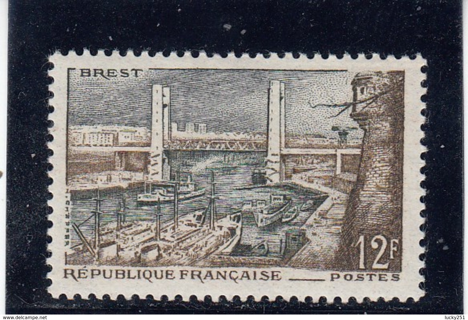 France - 1957 - N° YT 1117** - Port De Brest - Neufs