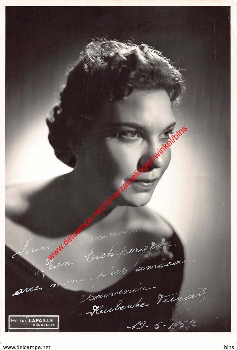 Huberte Vecray - Koninklijke Opera Gent - Opera 1957 - Foto 12x17cm - Photos