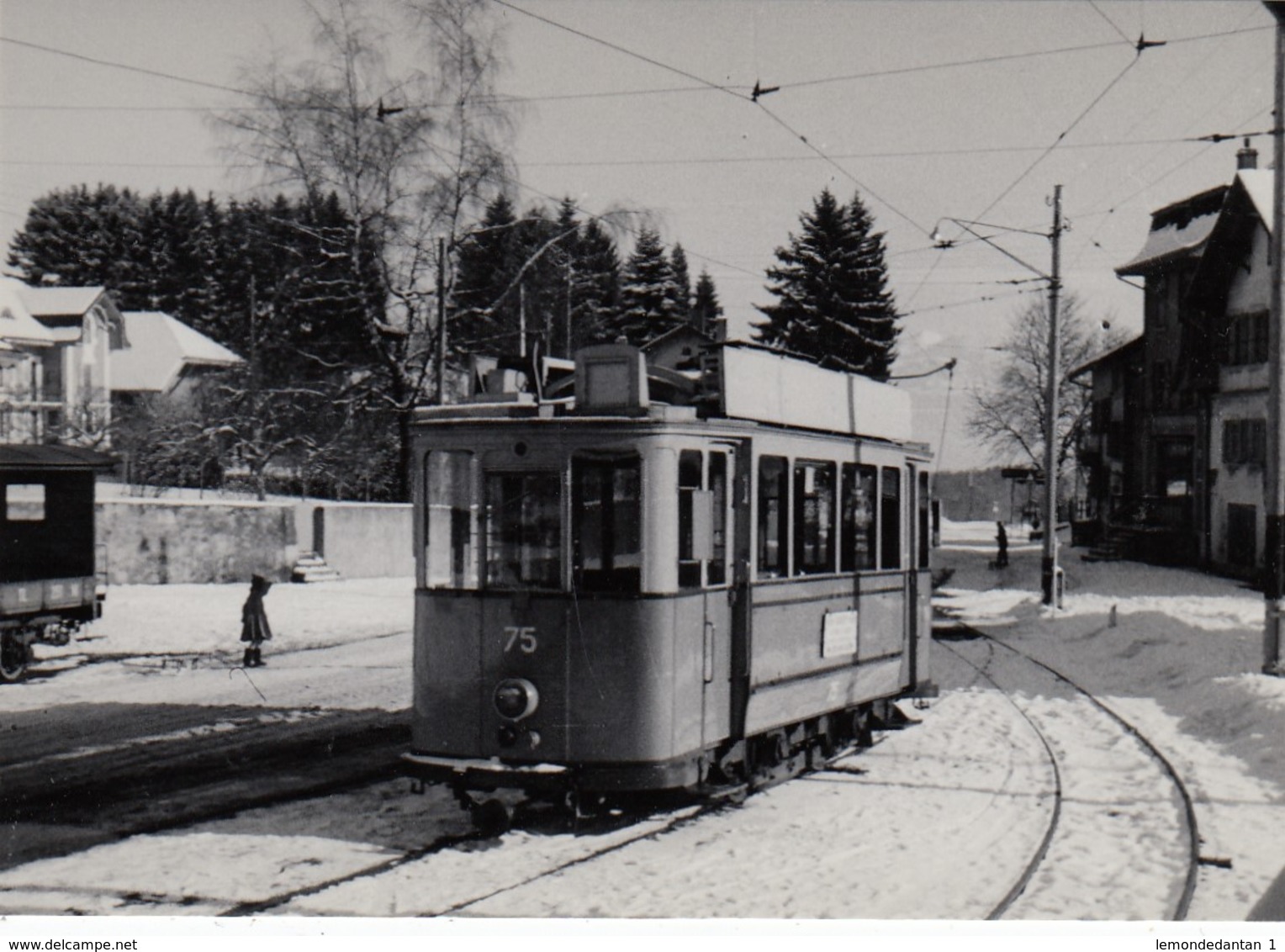 Tram Lausanne ? To Be Identified. Small Photo 10 X 7 Cm. No Postcard. - Lausanne