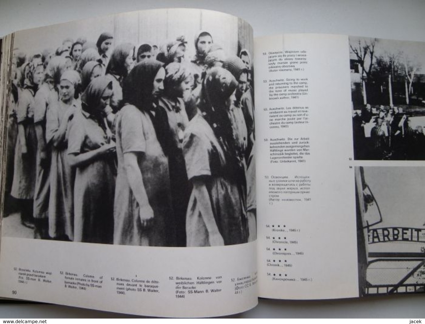 KL Auschwitz German concentration camp / death camp II war / holocaust  / book - album