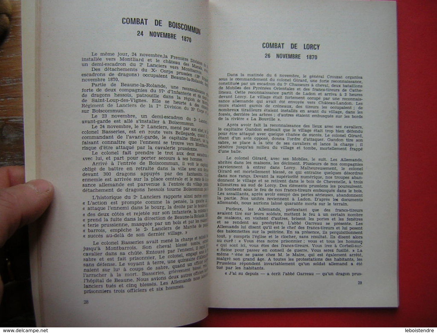 F J DEYGAS LA BATAILLE DE BEAUNE LA ROLANDE 28 NOVEMBRE 1870  EDITIONS DU COURIER DU LOIRET PITHIVIERS 1970 - History