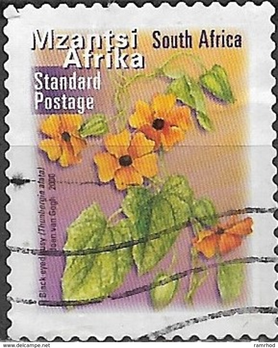 SOUTH AFRICA 2001 Flora And Fauna - (1r.40) Black-eyed Susy FU - Usados