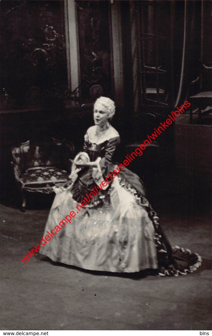 Huberte Vecray - Opera Manon Lescaut 1956 - Koninklijke Opera Gent - Foto 9x14cm - Photos