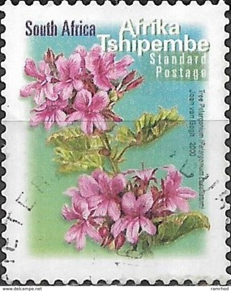 SOUTH AFRICA 2001 Flora And Fauna - (1r.40)  Tree Pelargonium FU - Usados