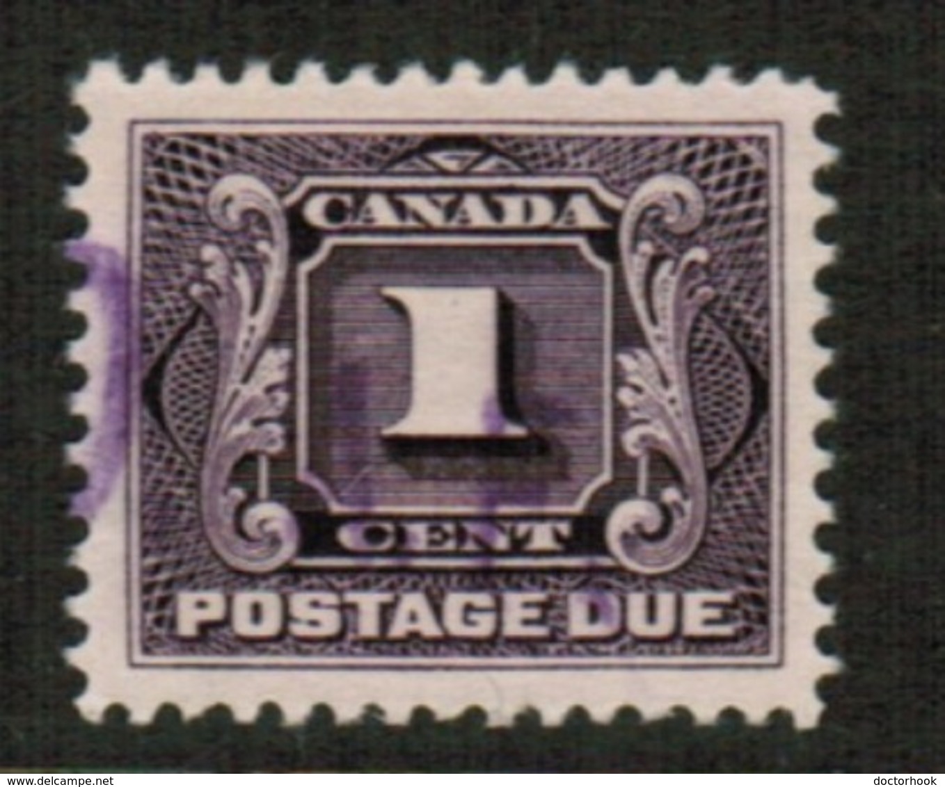 CANADA  Scott # J 1 VF USED (Stamp Scan # 558) - Postage Due