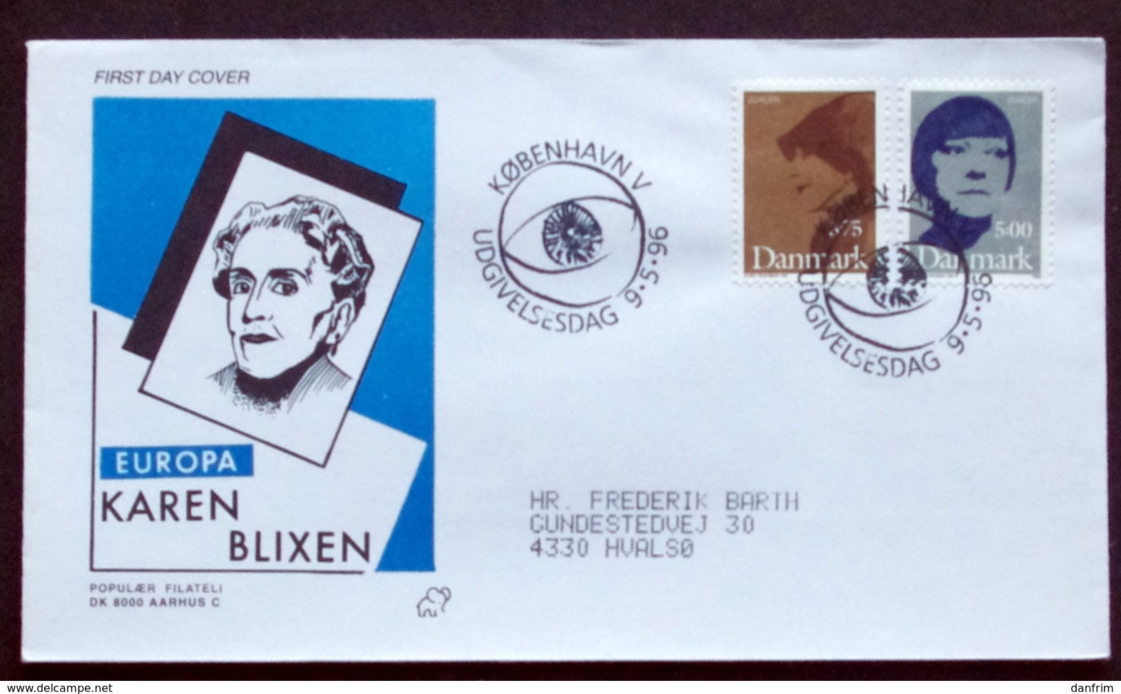 Denmark 1996  EUROPA  FDC  MiNr.1124-1125   ( Lot Ks ) - FDC