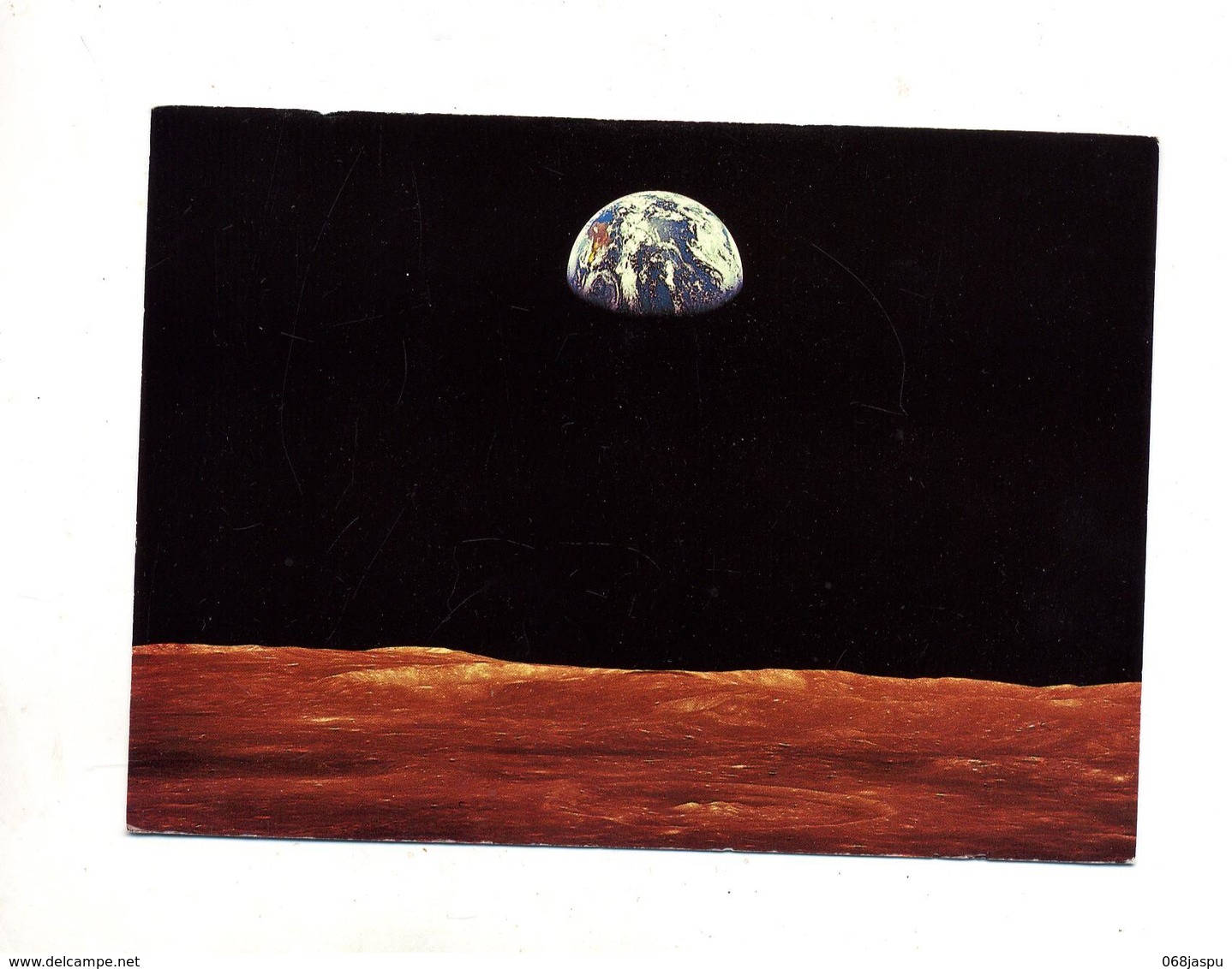 Carte  Vue Terre De Lune - Astronomia