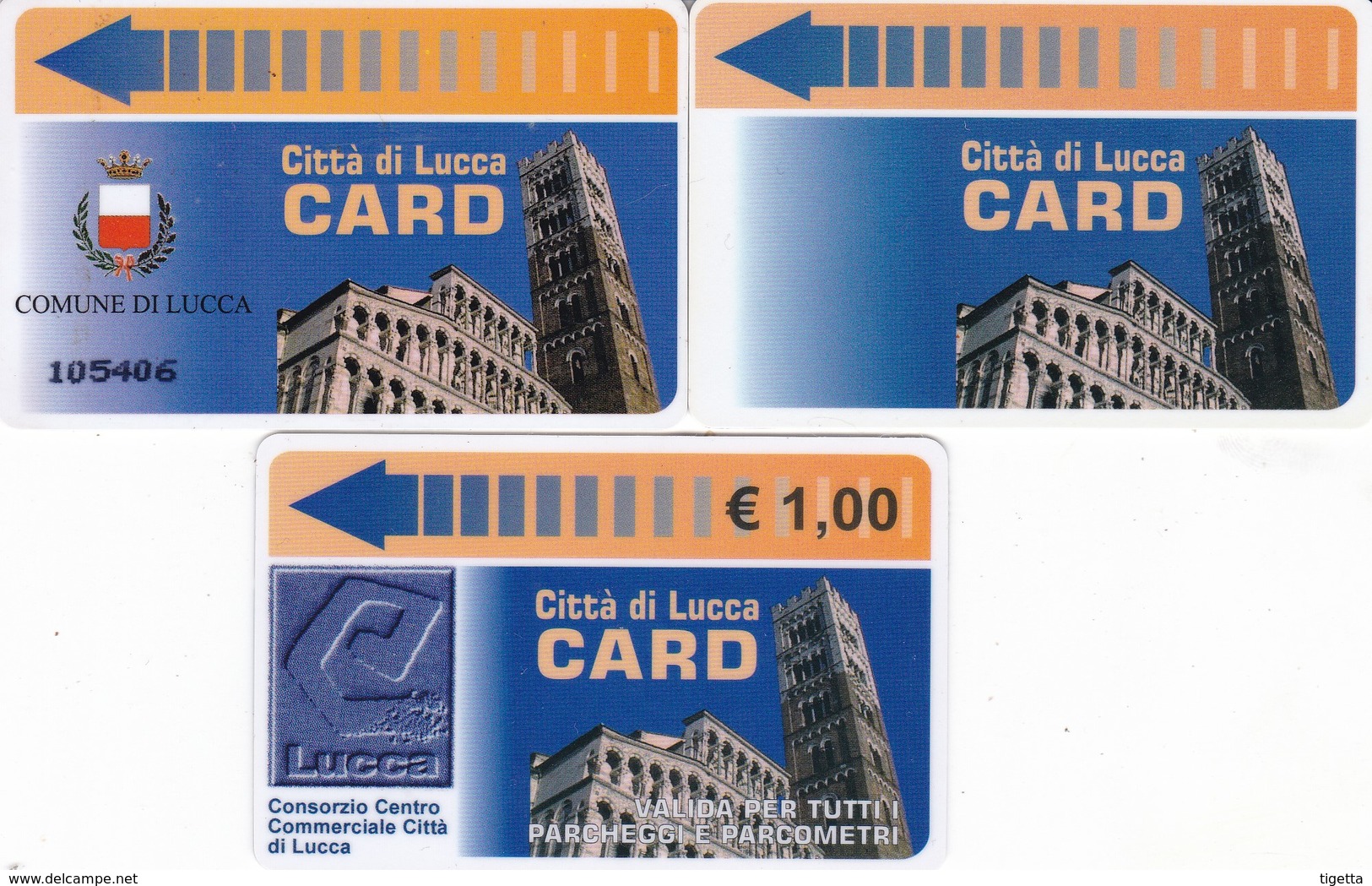 CITTA DI LUCCA CARD PARCHEGGI - Biglietti D'ingresso