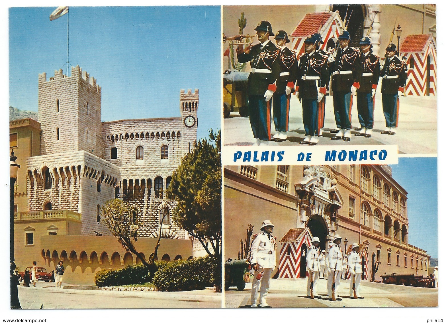 CARTE POSTALE PRINCIPAUTE DE MONACO LE PALAIS / RELEVE DE LA GARDE - Palacio Del Príncipe