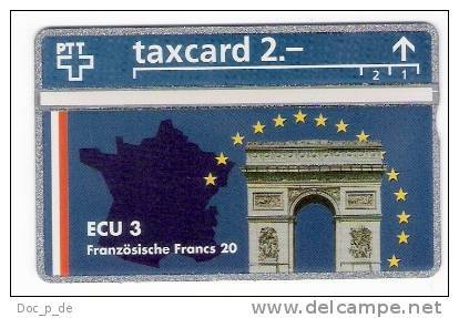 Schweiz - Switzerland - ECU Frankreich  - 2,- PTT - 510L - Mint - RRR - Schweiz