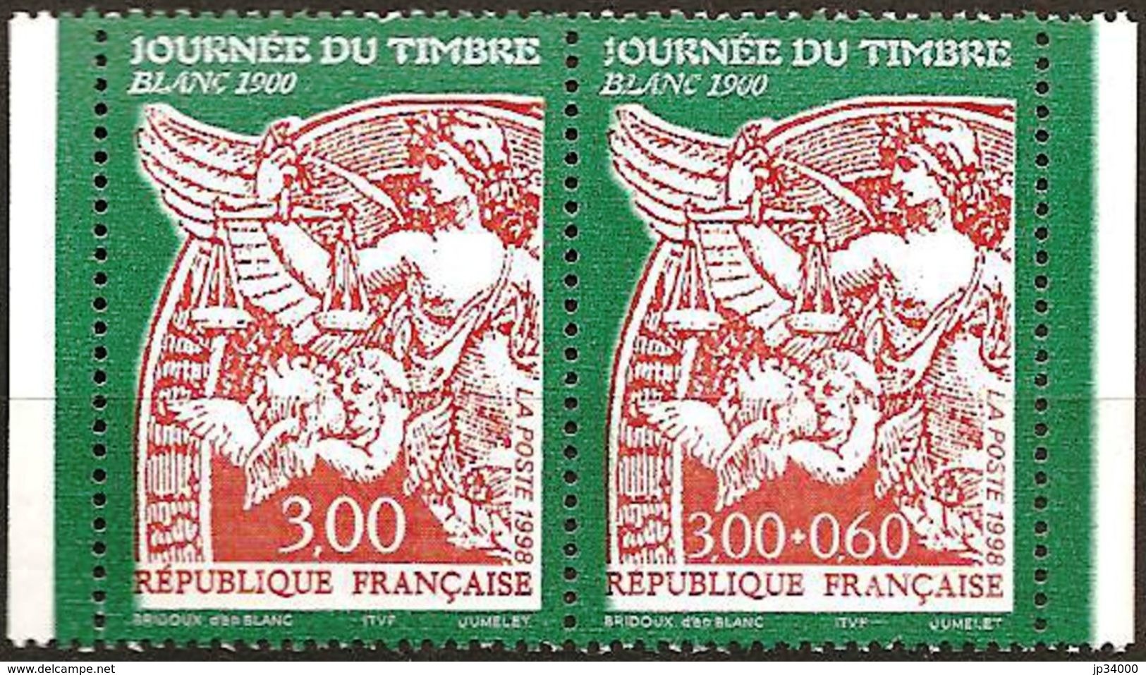 FRANCE Yvert 3136a Issu Du Carnet, Journée Du Timbre 1998. Neuf Sans Charniere. MNH. - Unused Stamps