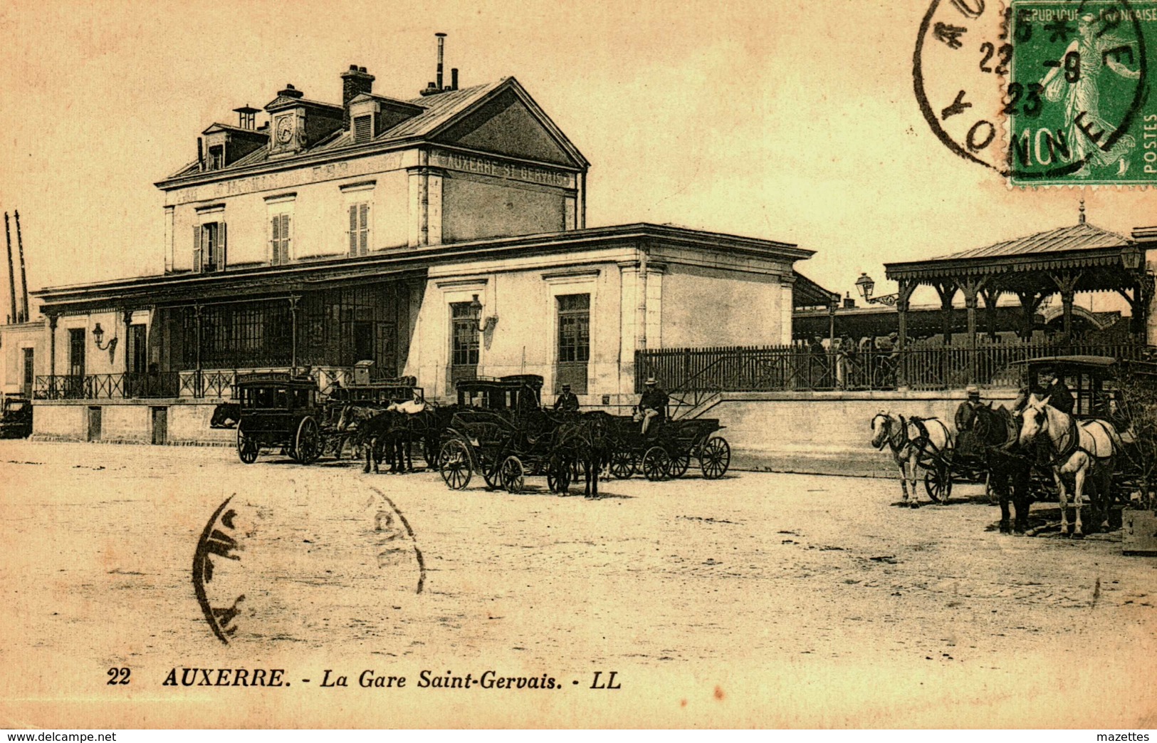 89 AUXERRE LA GARE Saint Gervais Bon Etat - Auxerre