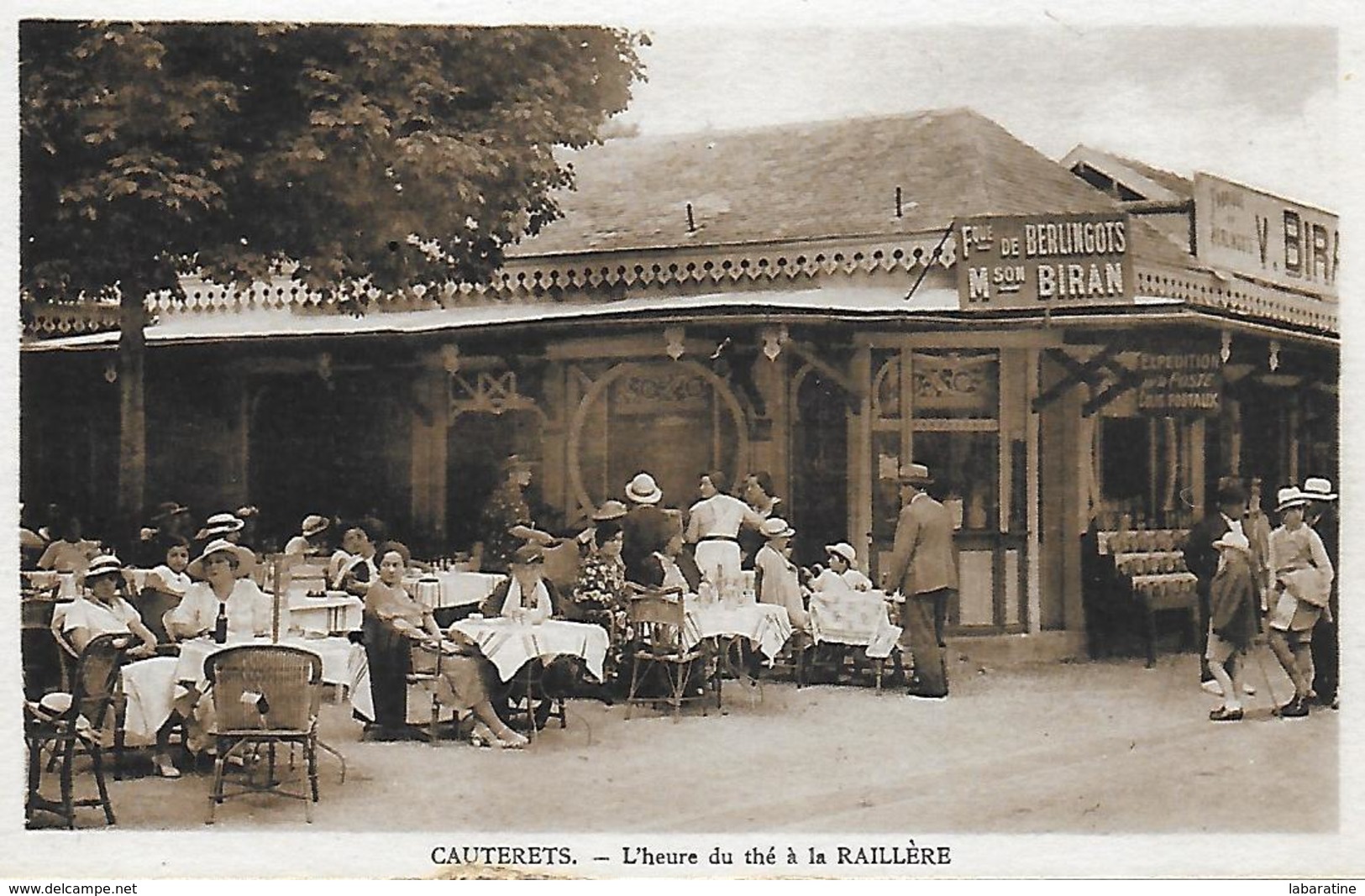 65)  CAUTERETS  - LA RAILLERE  - Maison BIRAN - Spécialité De Berlingots - Salon De Thé - Cauterets