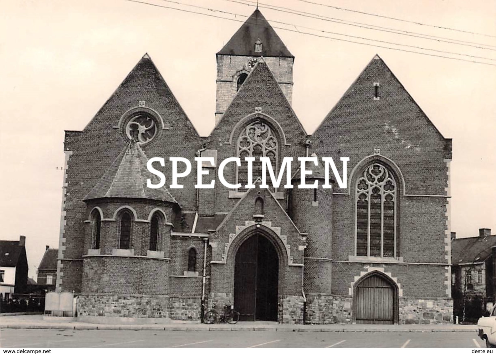 Foto Kerk Sint Maarten- Moorsele - 10x7.5 Cm - Wevelgem