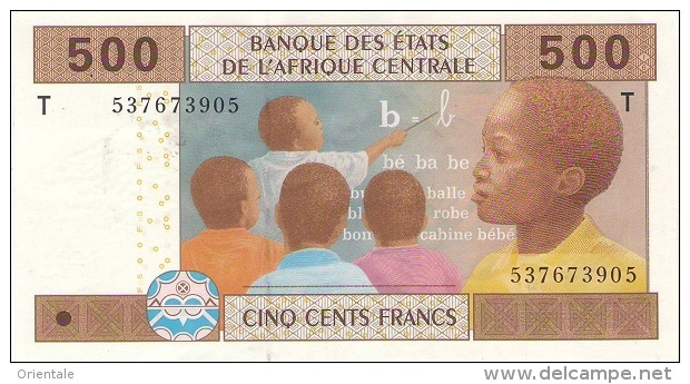 CENTRAL AFRICAN STATES P. 106Tb  500 F 2002 UNC - Republiek Congo (Congo-Brazzaville)