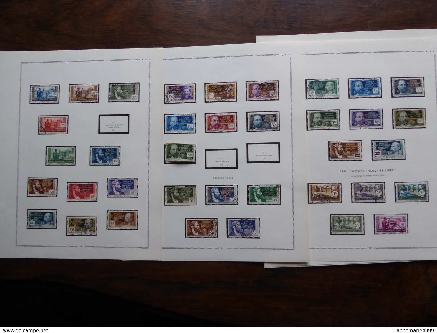 AFRIQUE EQUATORIALE FRANCAISE  AEF  Collection Cote : 700 € - Autres & Non Classés