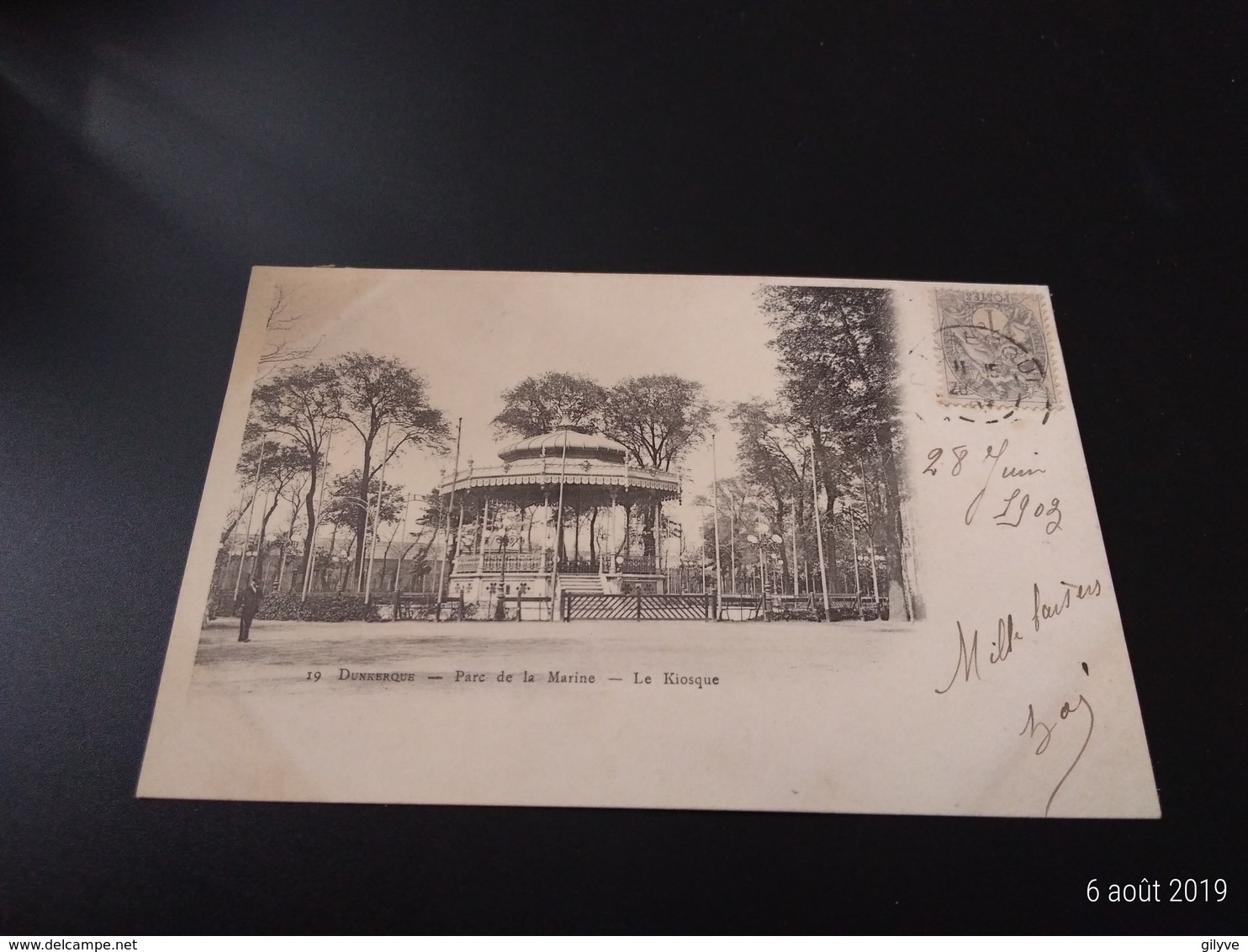 CPA (59) Dunkerque. Le Kiosque . Parc De La Marine. (H.435). - Dunkerque