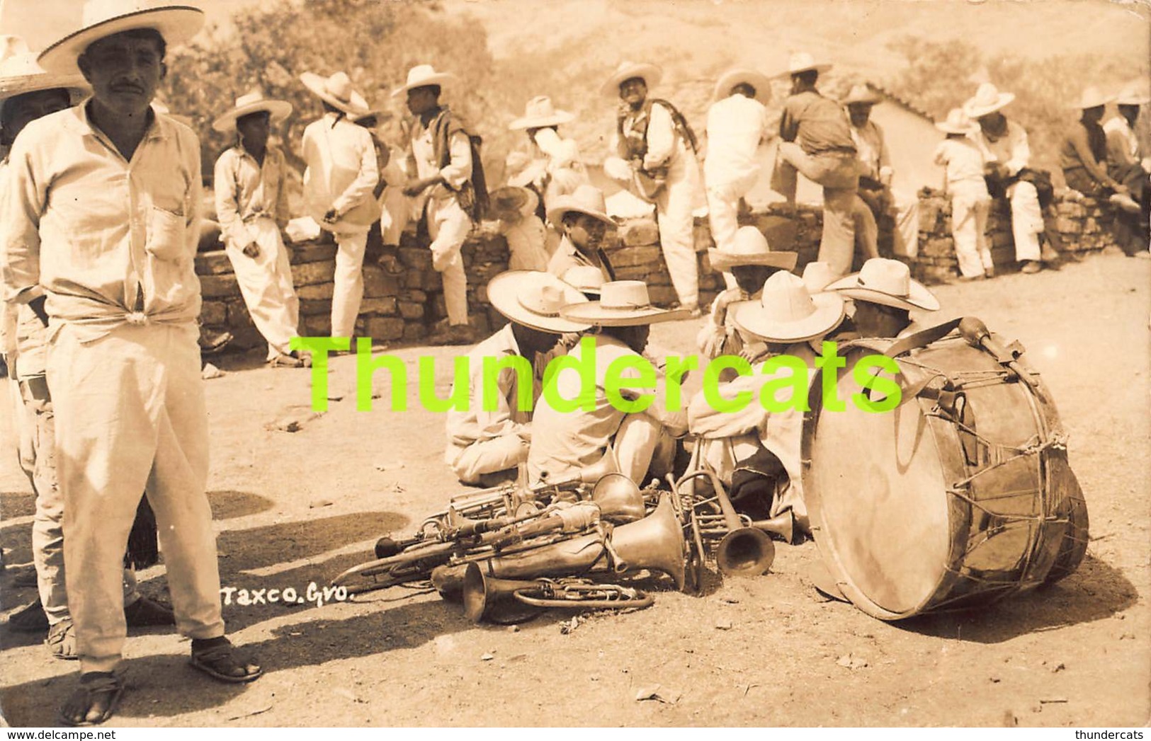 CPA CARTE DE PHOTO MEXICO TAXCO RPPC REAL PHOTO POSTCARD - Mexique