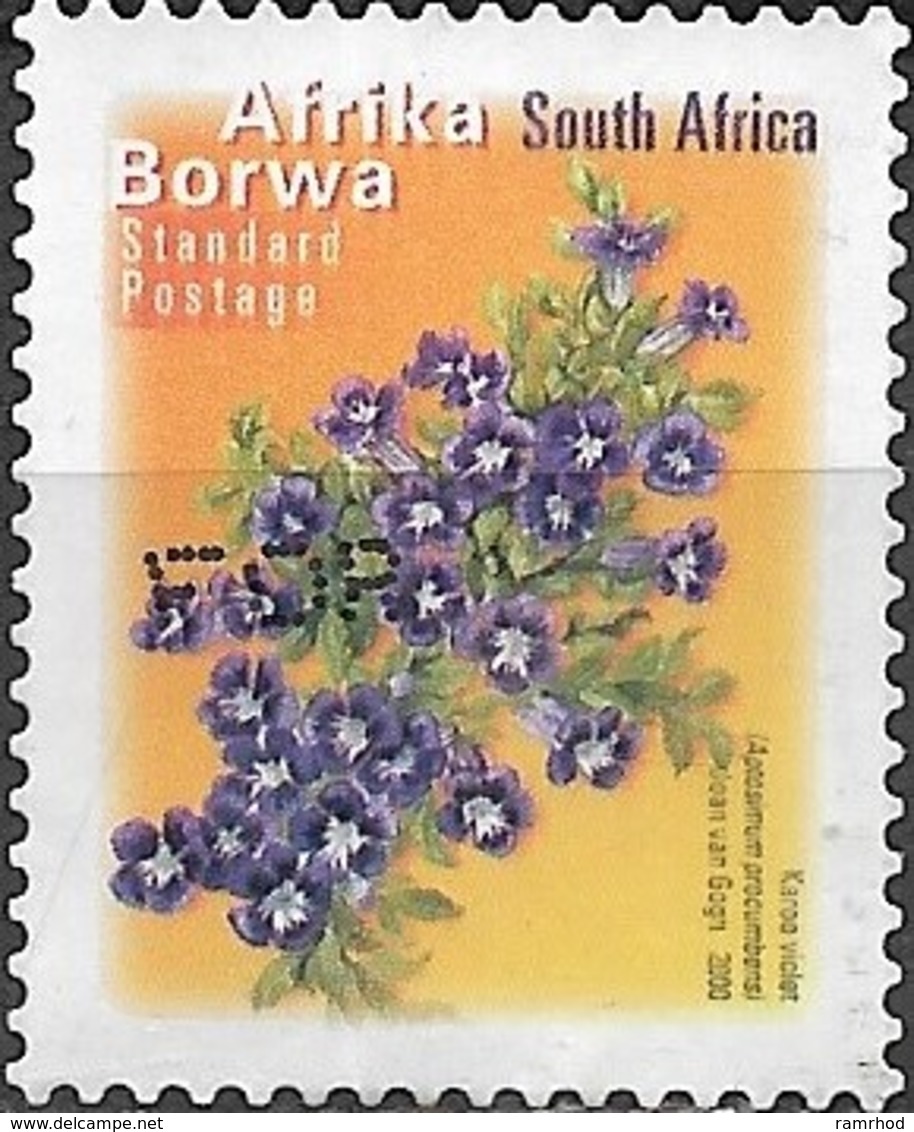 SOUTH AFRICA 2001 Flora And Fauna - (1r.40)  Karoo Violet MNG - Ongebruikt