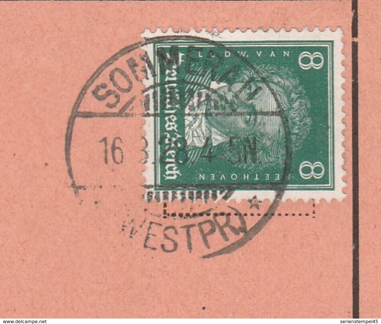 Westpreussen Deutsches Reich Karte Mit Tagesstempel SOmmerau Westpr. Rosenberg RB Marienwerder 1928 Werbung - Covers & Documents