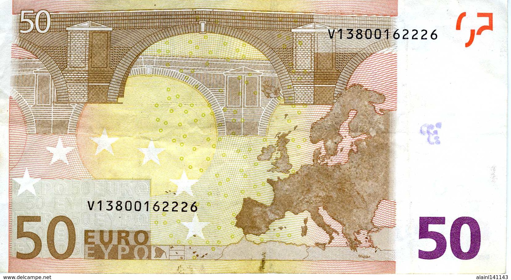 ESPAGNE - 50.00 € 2002 - Duisenberg - V13800162226 - M011A5 -circulé Voir Scan - 50 Euro