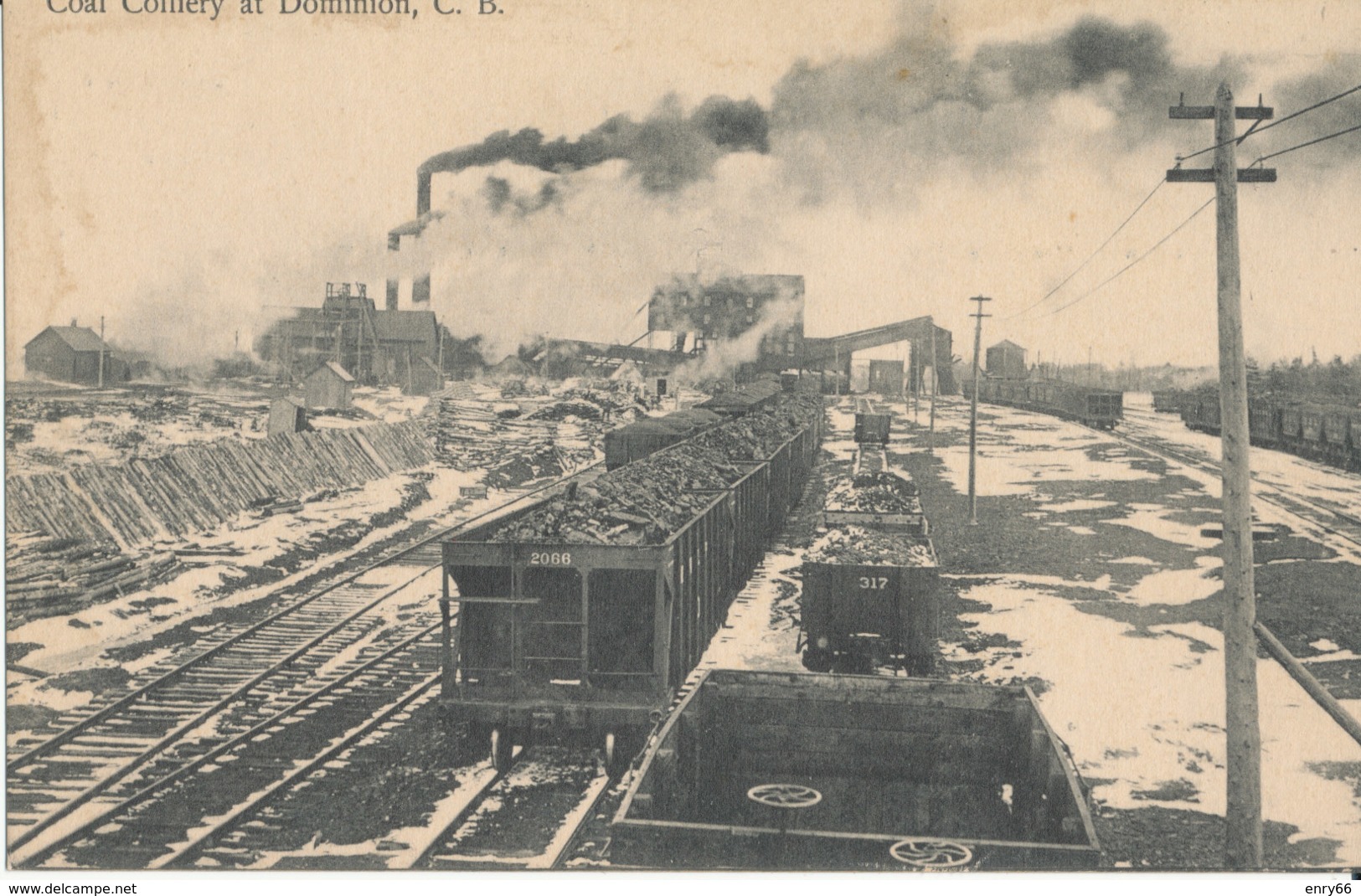 CANADA-COAL COLLIERY AT DOMINION C.B. - Cape Breton