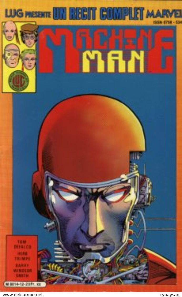 RECIT COMPLET MARVEL RCM T 12 BE LUG 11/1986 Machine Man (BI3) - Lug & Semic