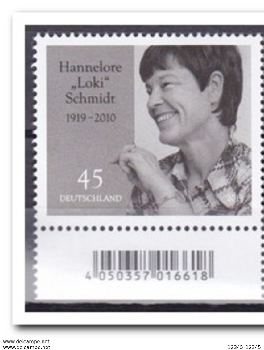 Duitsland 2019, Postfris MNH, Hannelore Schmidt - Ongebruikt