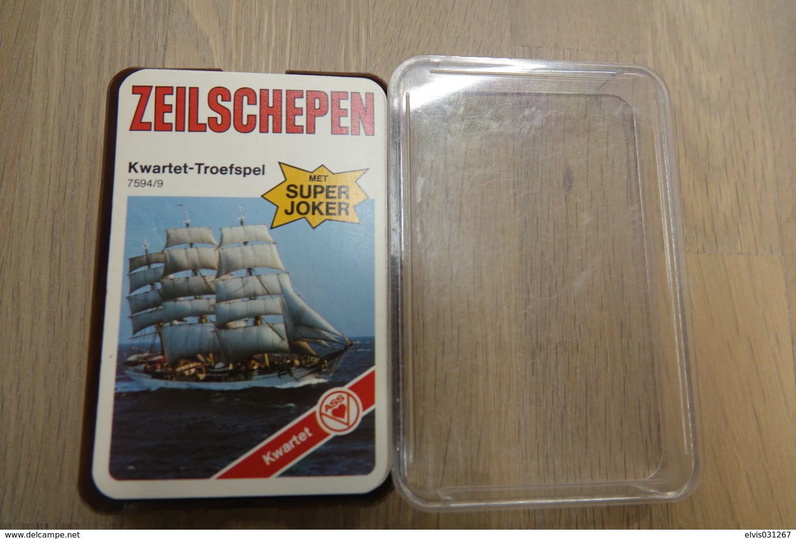 Speelkaarten - Kwartet, Zeilschepen , Quartett 7594/9, ASS, *** - - Kartenspiele (traditionell)