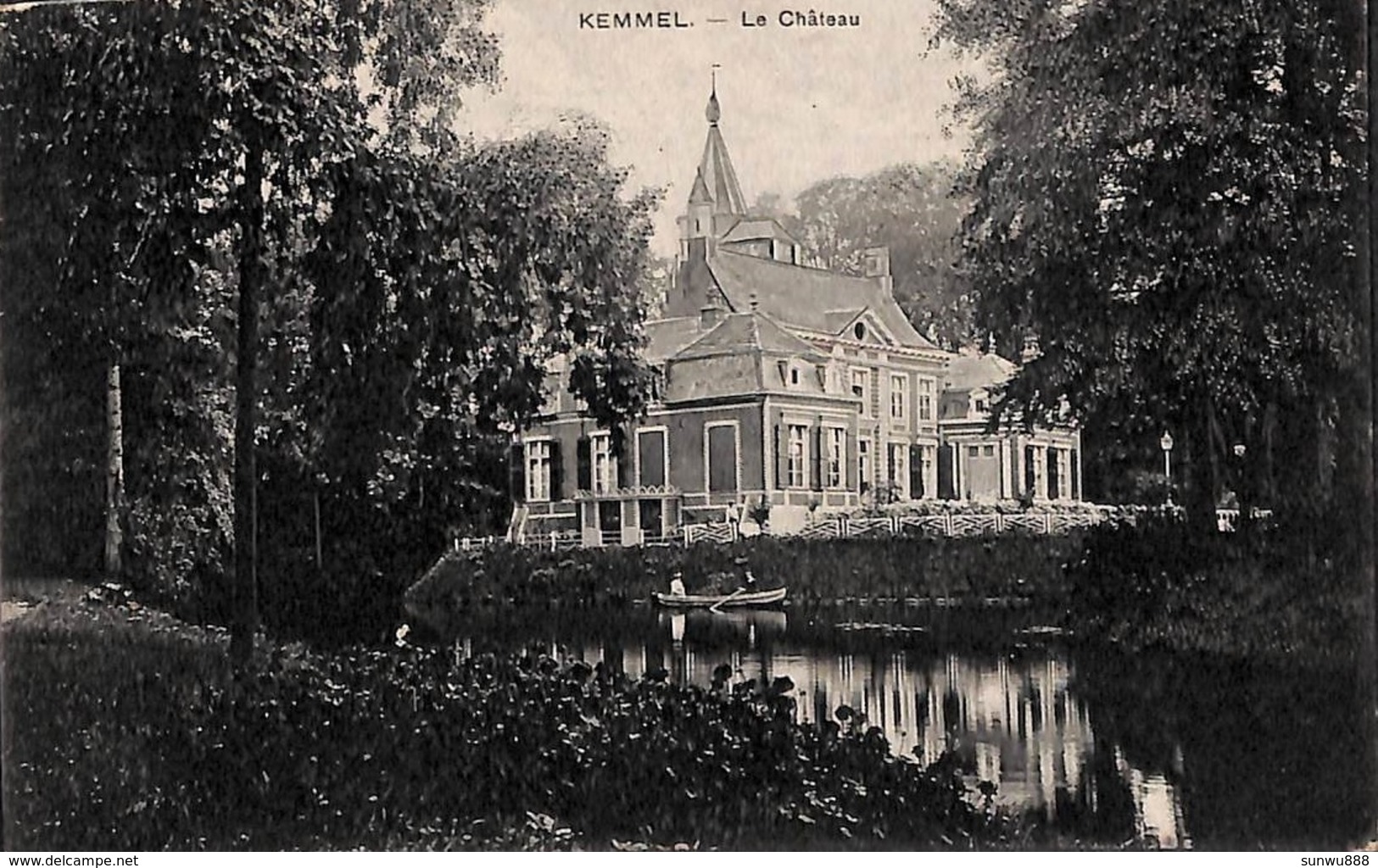 Kemmel - Le Château (animation, Edit. Florimond Bartier 1911) - Heuvelland