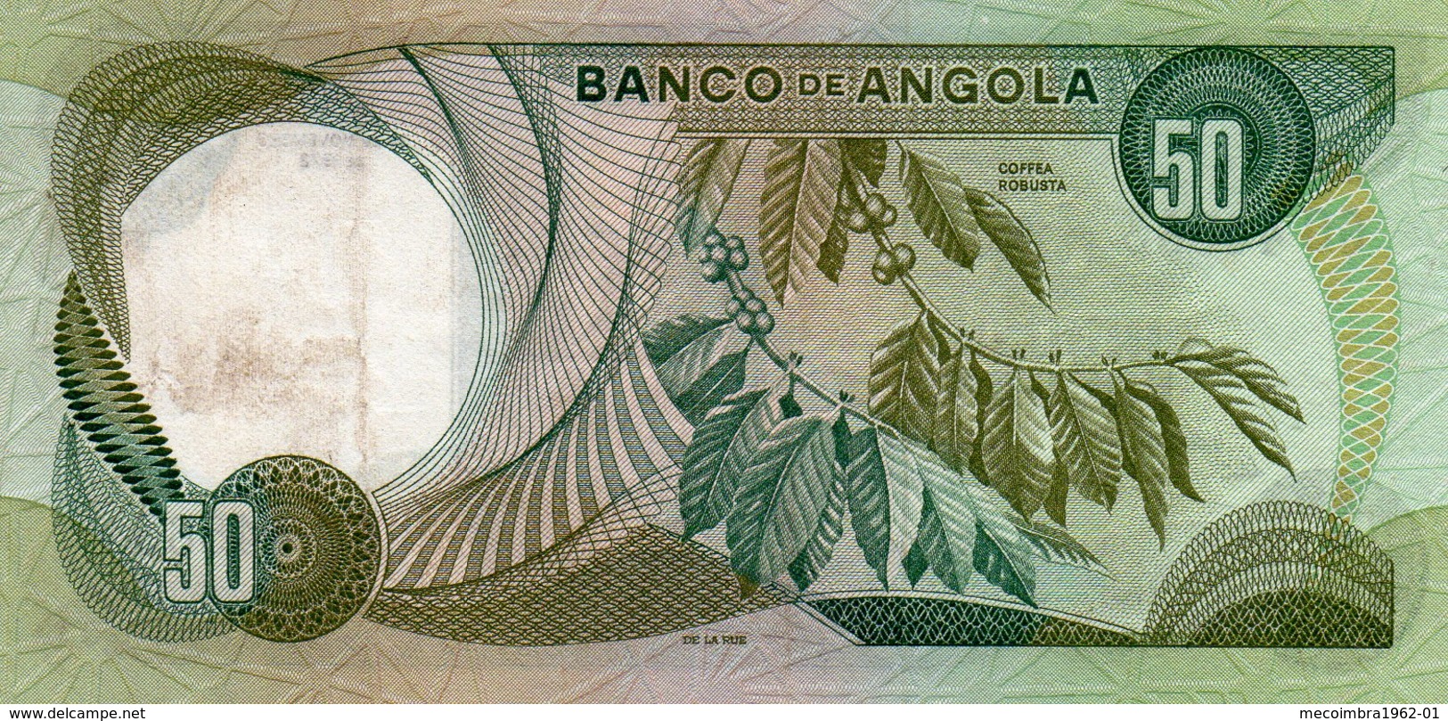 EX/COLONIA - Angola Portuguesa 50 Escudos 1972 Marchal Carmona G0 44563 - Angola