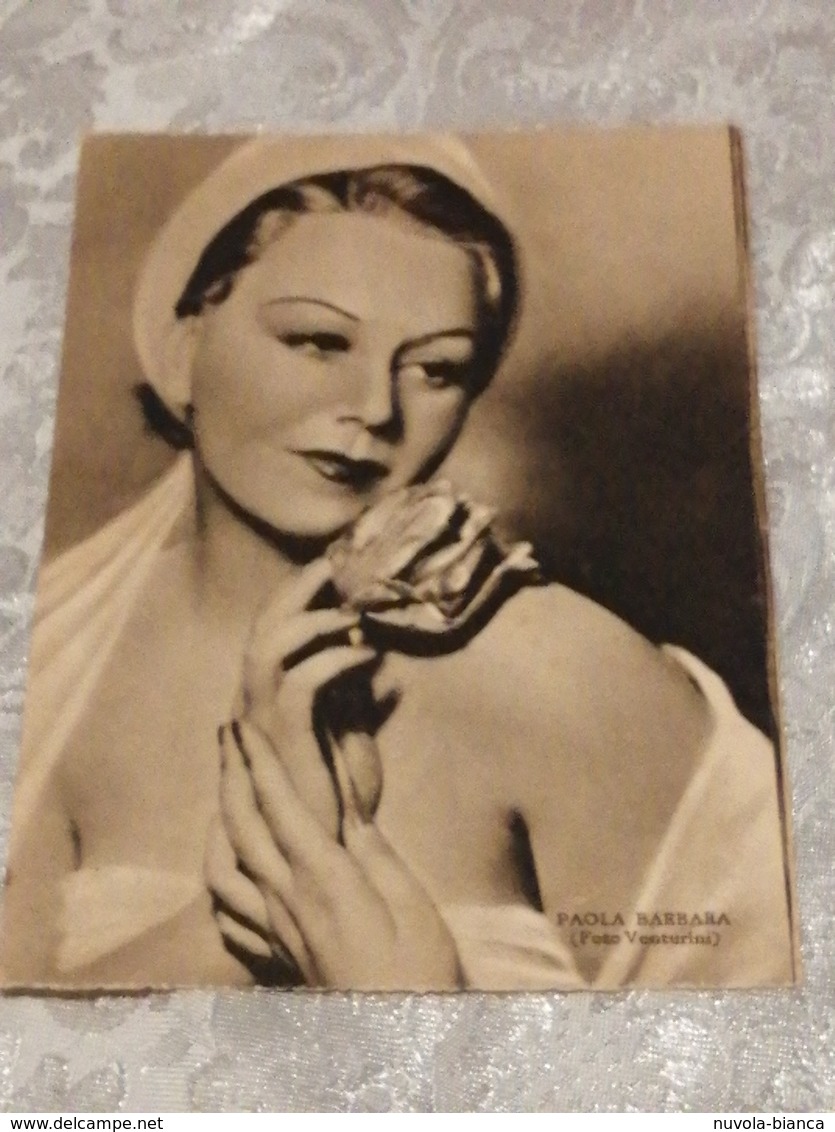 PAOLA BARBARA, Foto Venturini, Cartolina, No Circolata Del 1940, 50 - Actors