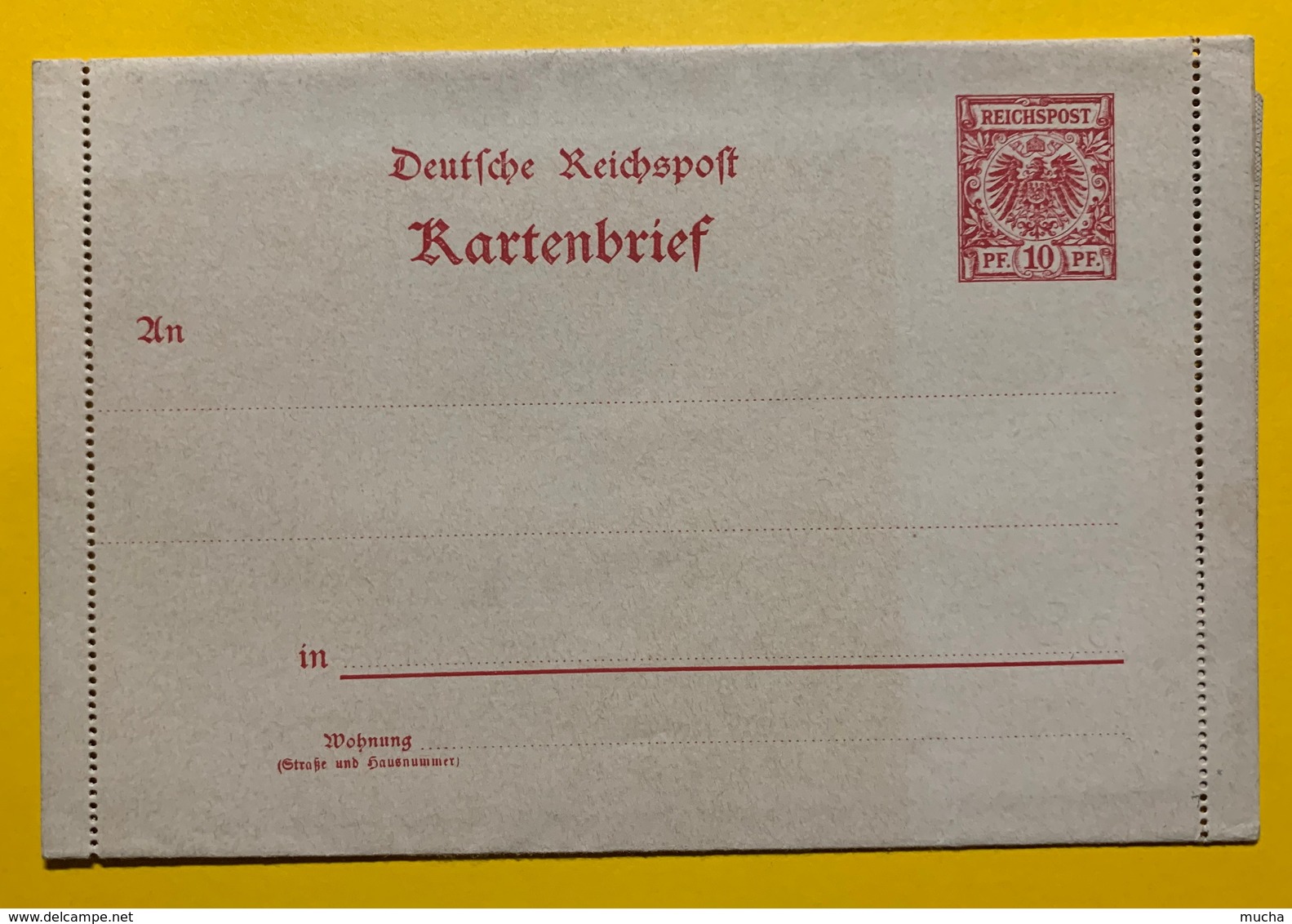 9490 - Entier Postal Kartenbrief 10 Pf Rouge Neuf - Sonstige & Ohne Zuordnung