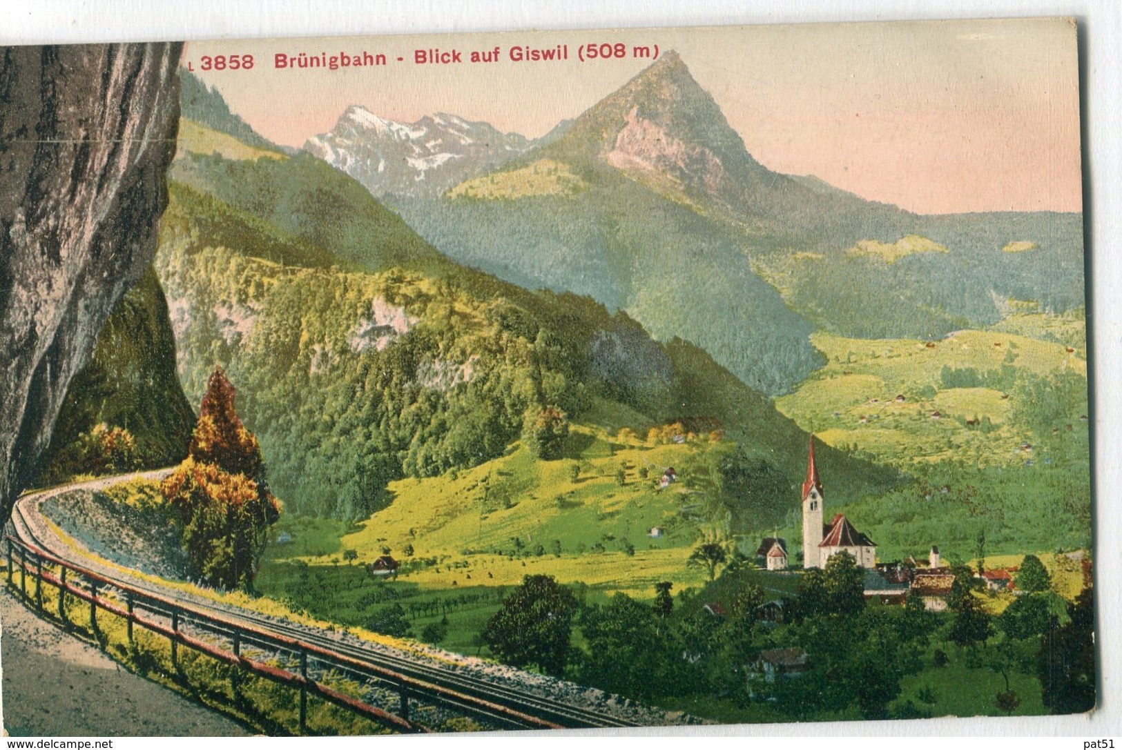 SUISSE / HELVETIA - Brünigbahn : Blick Auf Giswil - Giswil