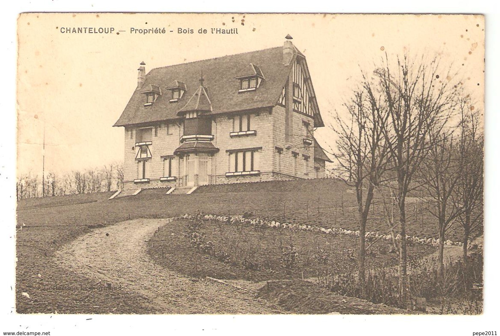 CPA 78 Yvelines - Chanteloup Les Vignes  - Propriété - Bois De L'Hautil - Villa - Peu Courante - Chanteloup Les Vignes