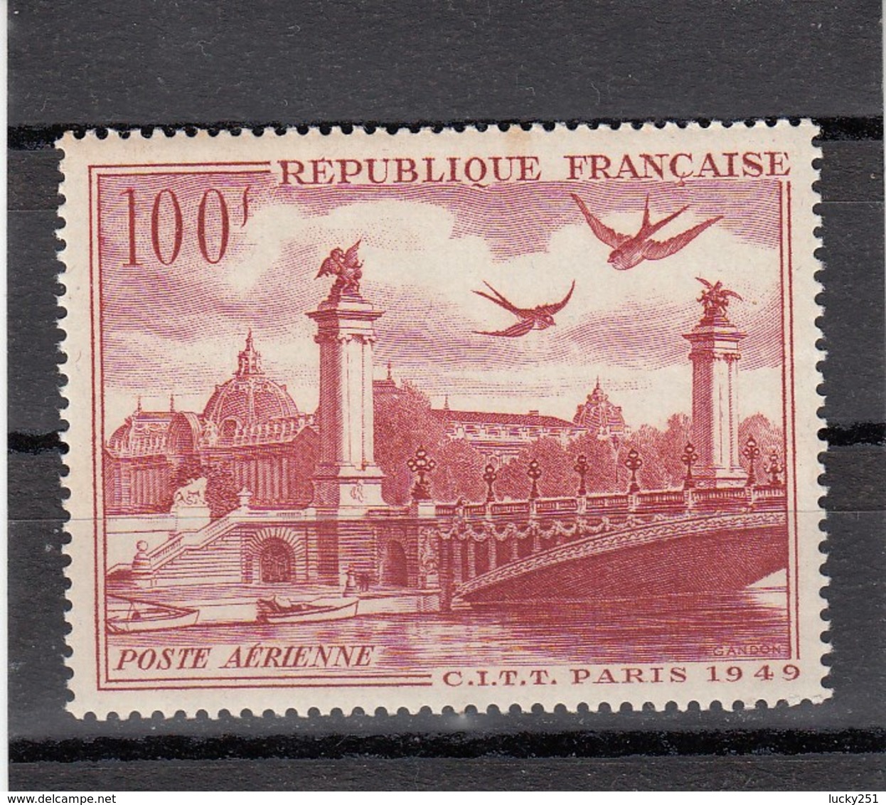 France - 1949 - N°YT PA 28** - Grand Palais Et Pont Alexandre III - 1927-1959 Nuovi