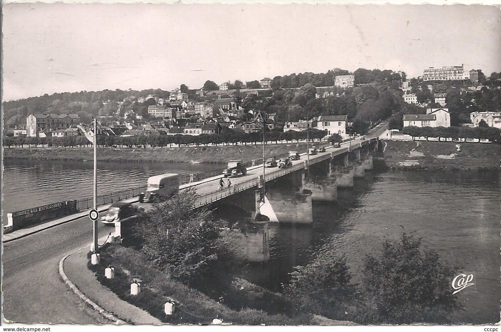 CPM Le Pecq Le Pont Sur La Seine Et Le Pavillon Henri IV - Le Pecq