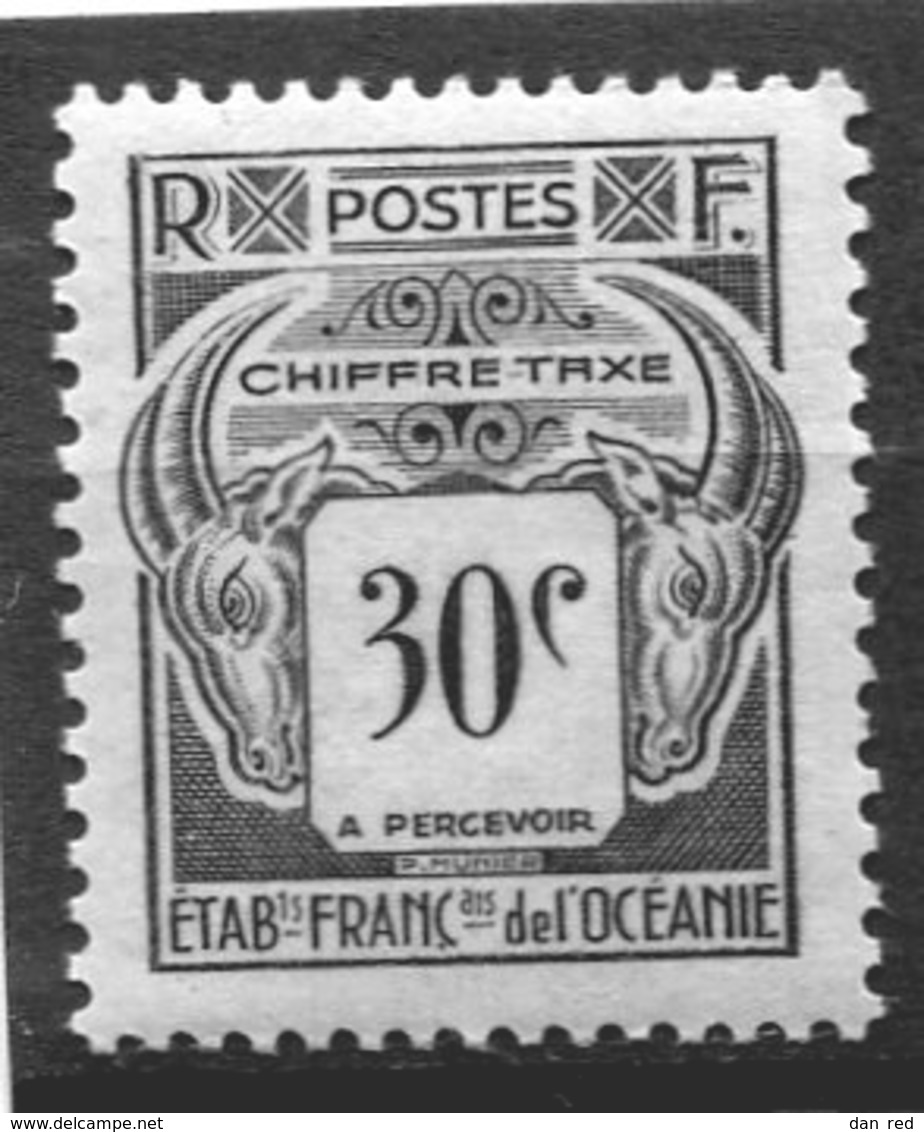 OCEANIE   N°  19 ** (Y&T)  (Taxe) - Timbres-taxe