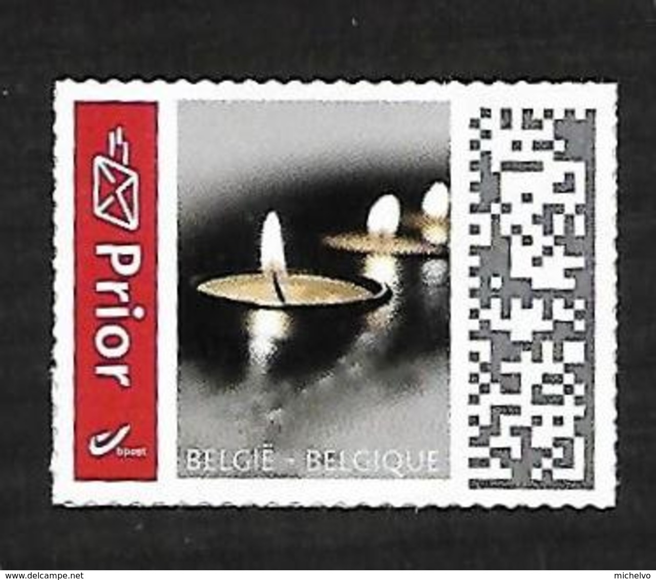 Belg. 2019 - COB N° 4830 ** - Timbre De Deuil PRIOR (ADHESIF) - Neufs