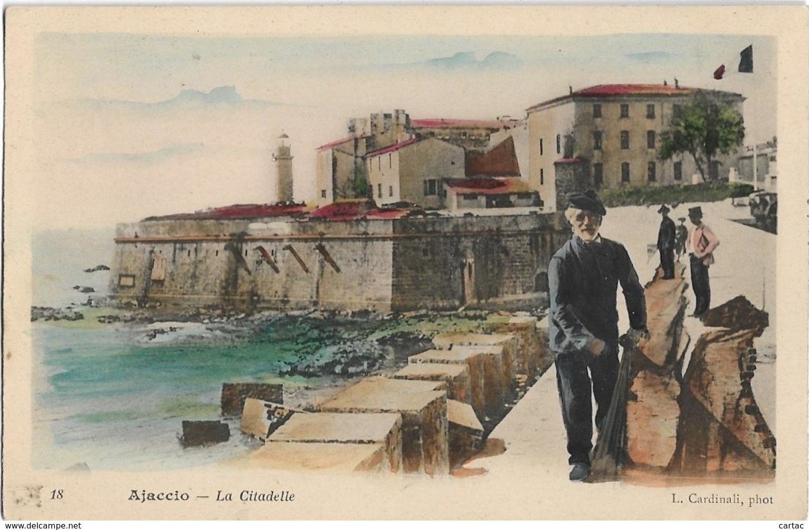 D20 2A - AJACCIO - LA CITADELLE - Belle Illustration Colorisée - PRECURSEUR - Ajaccio